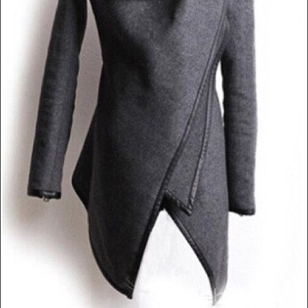 Gray coat Jacket - Picture 3 of 4